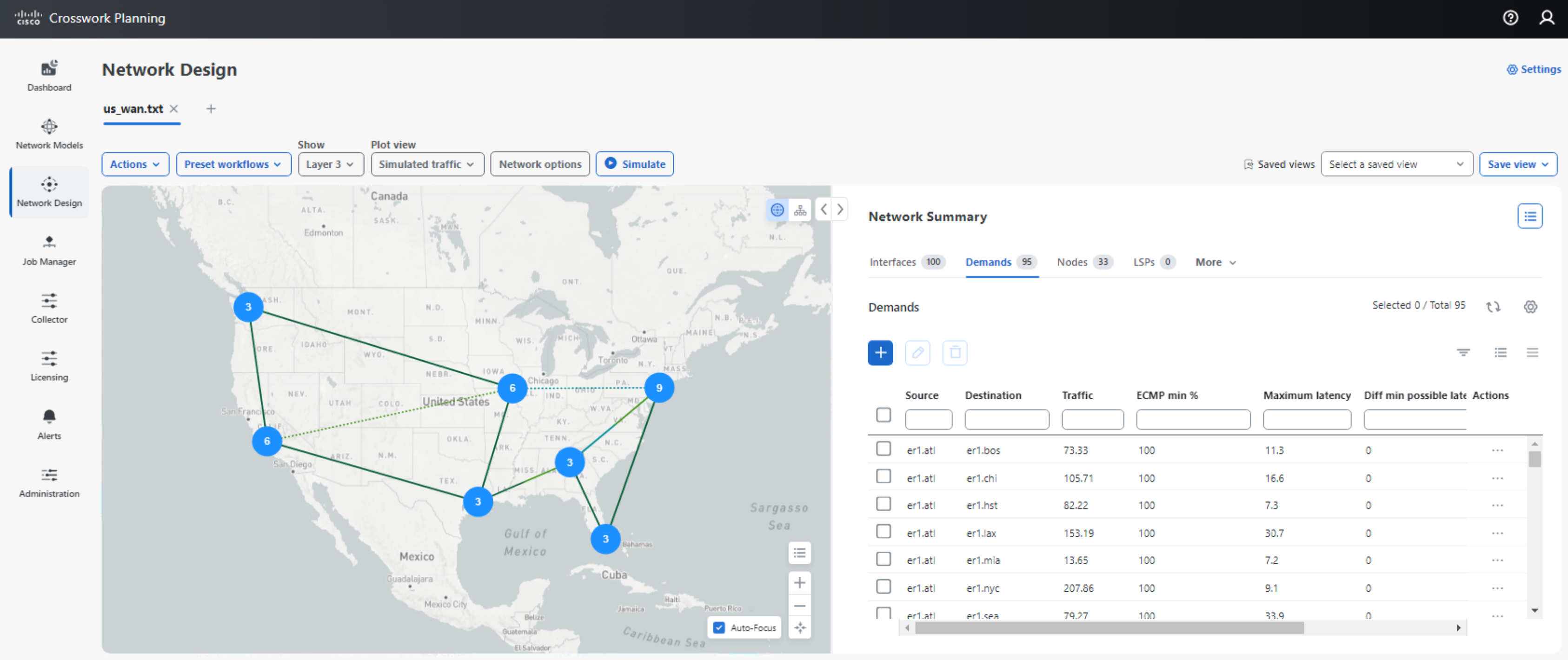 Crosswork Planning Network Design